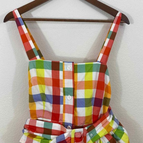 Christopher John Rogers for Target Plaid Wide Strap Tie Waist Midi Dress - Picture 4 of 7